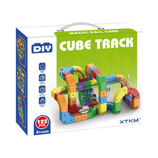 DIY cube track 123 piece gift box