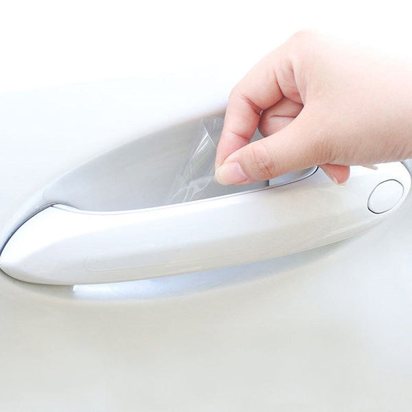 8PCS Clear Car Door Handle Bowl Sticker Anti-scratch Film Protector Accessories