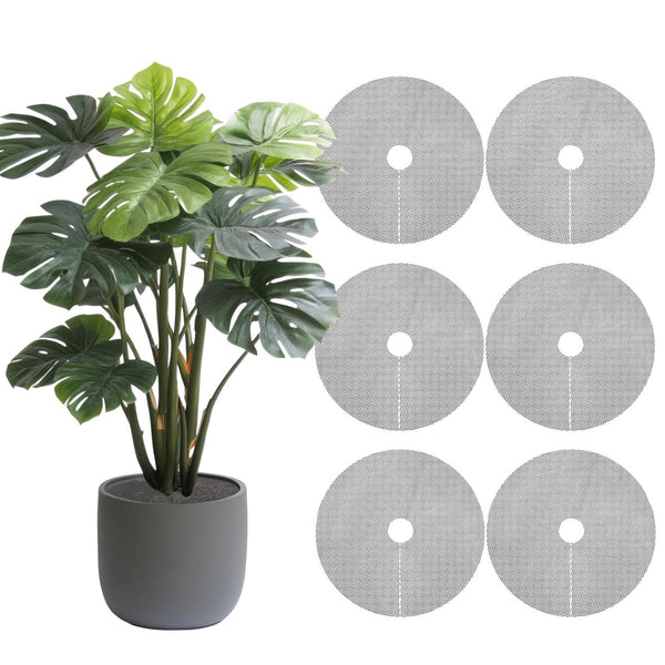 6PCS Plant Pot Soil Covers Garden Pot Mesh Guards Indoor Outdoor Plant Protector
