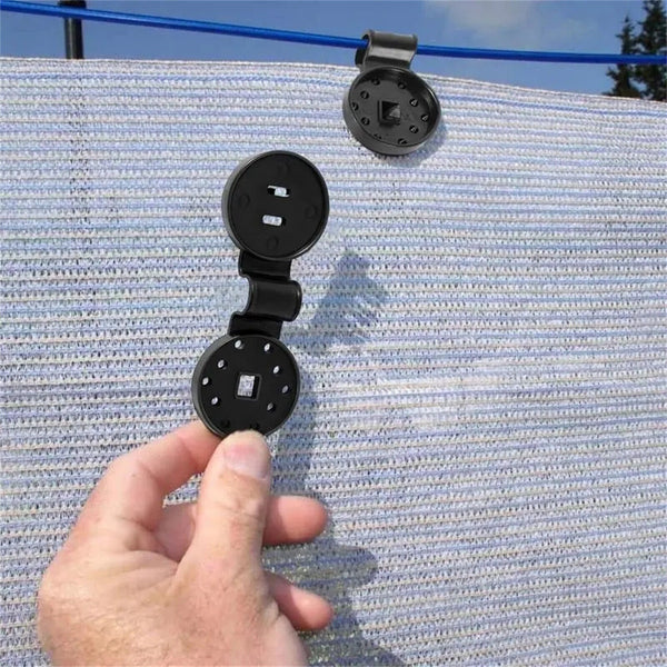 Shade Cloth Plastic Clips Round Plastic Black Clips for Sun Shade Net