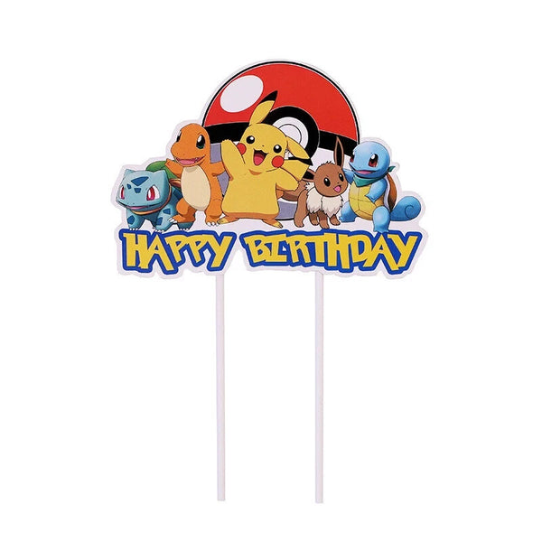 Pikachu Party Set Party Supplies Pokemon Kids Birthday Decoration