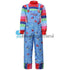 Boys Girls Halloween Child's Play Chucky Child Costume Cosplay Overalls Knife