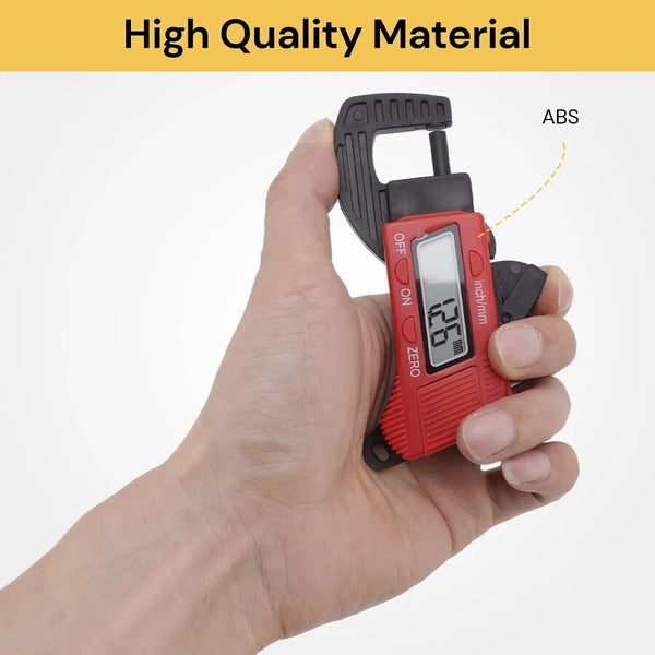 0-12.7mm Convenient Meter Tester LCD Display Thickness Gauge Micrometer Tester