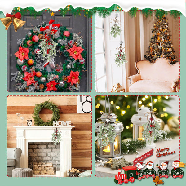 Home Garlands Christmas Wreaths Decor Artificial Mistletoe Imitation Plants AU
