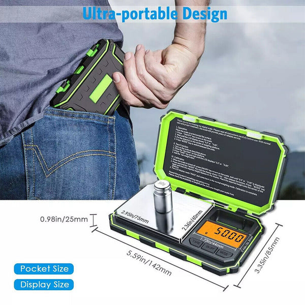 Digital Pocket Scale 200g 0.01g Mini Scale Electronic Smart Jewellery Scale AU