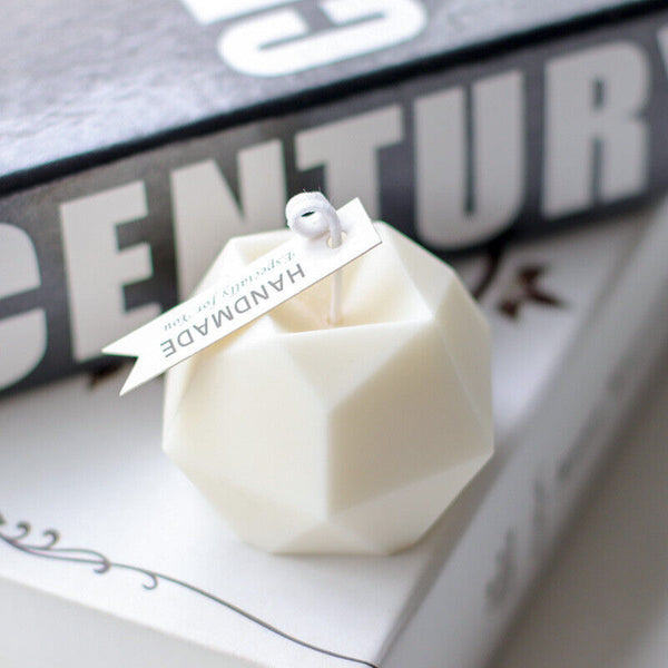 8 Holes Polygonal Cube Candle Mould Silicone Wax Cake Dessert Plaster Mold DIY