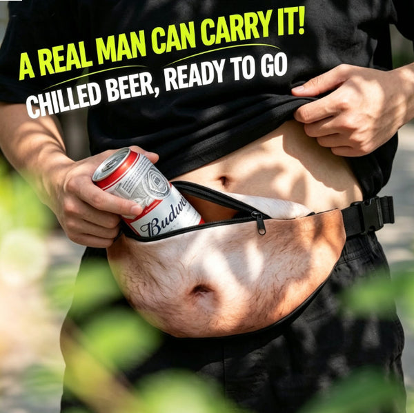 Beer belly waist bag side view