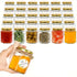 12pcs 180ml Mini Hexagonal Glass Honey Jars with Gold Lids | Wedding Party Favor Jars