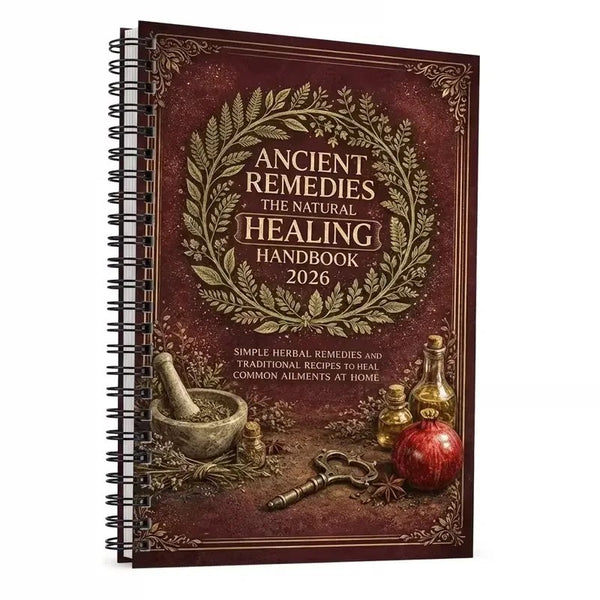 Natural Healing Handbook – Spiral-Bound Herbal Remedies & Natural Remedies Guide Book