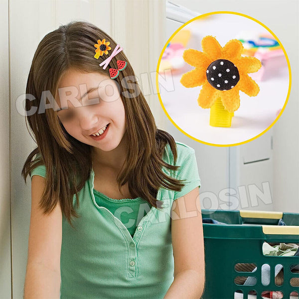 14 PCS Hair Clips Girls Infant Baby Pin Hair Hairpin Toddler Kids Cute OZ