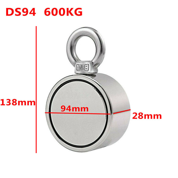 Neodymium Salvage Hook Magnet Fishing Hunting Detector Treasure