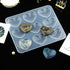 Heart Silicone Pendant Mold Necklace Jewelry Resin Mould Casting Craft DIY Tool