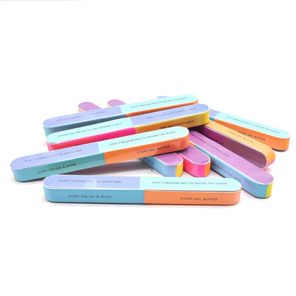 10-200Pcs Nail Sanding Block Buffer Files Art Sand Surface Manicure Buffing AUS