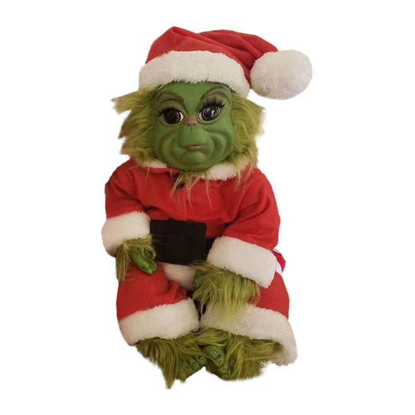 2026 Christmas Grinch Doll Baby Stuffed Plush Toy Xmas Kids Gift Home Decor AU