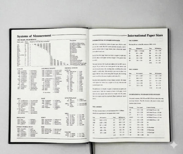 2027 A4 Week To ViewBlack Hard Cover Office Planner Calendar Journal AU