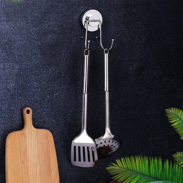 Wall Hooks Cup Sucker Bathroom Robe Strong Suction Towel Hanger Practical