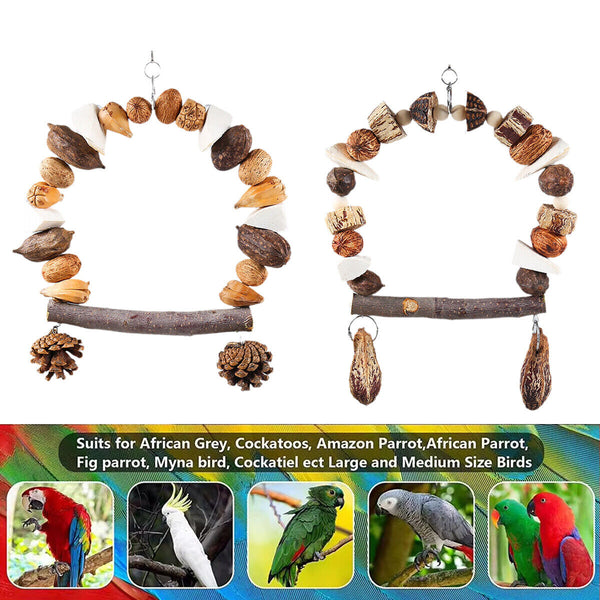 Parrot chew toy for training climbing grinding teeth relief durable bird toy