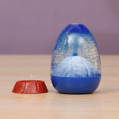 Unique Volcano Sand Hourglass Decor, Suitable For Tabletop Cafe Scene Layout