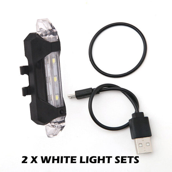 Ultra Bright USB Rechargeable Bicycle Taillight 4Modes USB Rear Bike LED Lamp AU