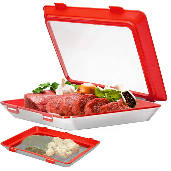 Creative Food Preservation Tray Food Fresh Keeping Food Storage Kitchen AU