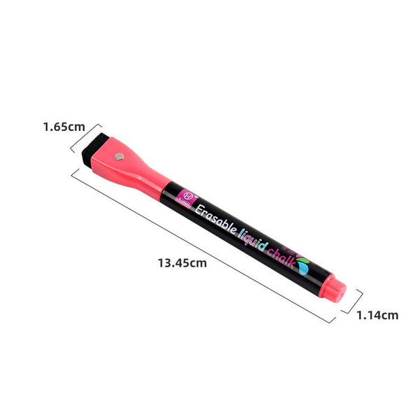 8x Liquid Chalk Marker Pens LED Writing Board Glass Window Pen Nib Fluorescent