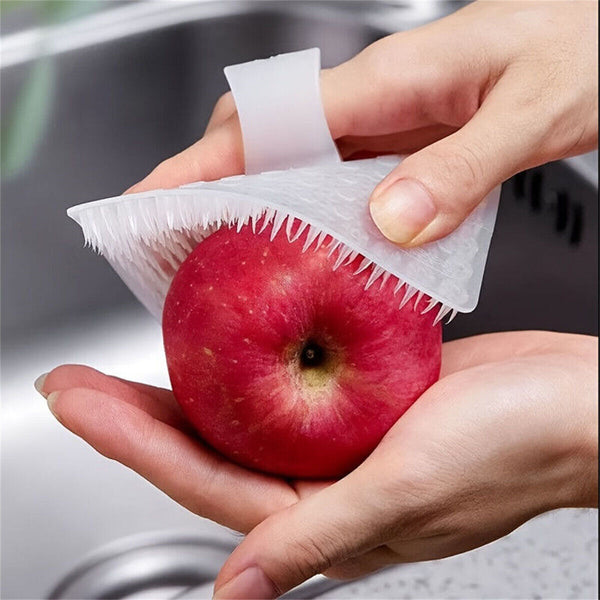 50pcs Fruit And Vegetable Cleaning Brush Bendable Sink Board Gap Brush Tools  A
