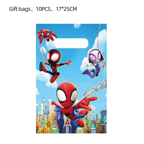 Spiderman And His Amazing Friends Tableware Party Supplies Birthday Decoration