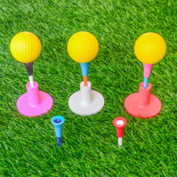 60X 83mm Golf Tees Multi Color Plastic With Rubber Cushion Top Quality Golf Tees