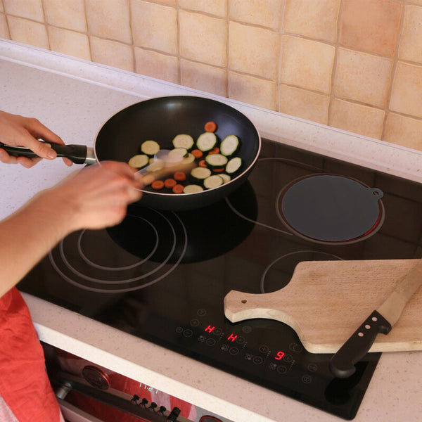 10PCS Silicone Induction Cooktop Mat Heat Resistant Protector Pads