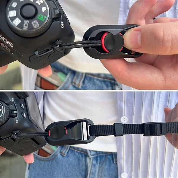 2PCS Red Quick Release Connector Camera Shoulder Strap With conversion buckle AU