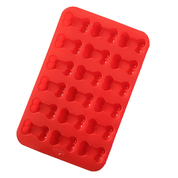 Dog Bone Silicone Baking Pan Mold Ice Tray Puppy Treat Cookie Non Stick Mould AU