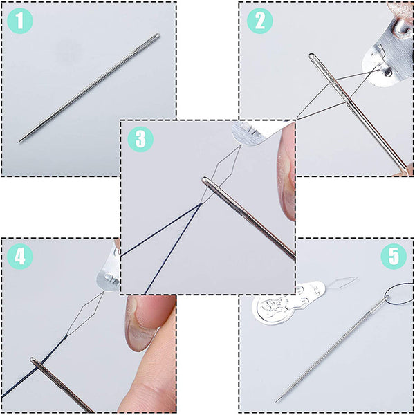 100PCS Needle Threaders Threading Hand Threading Small Sewing Tools DIY AUS