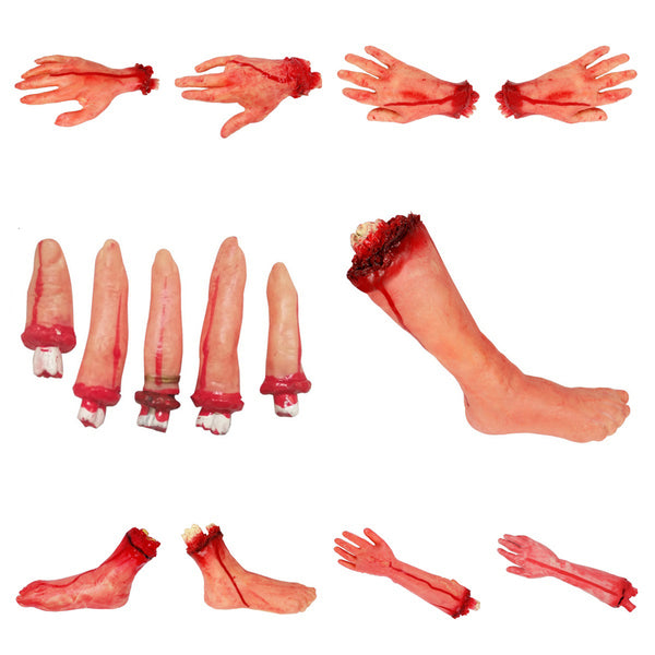 Realistic fake fingers for a Halloween scene