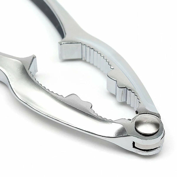 Nut Cracker Plier Sheller Opener Walnut Almond Chrome Kitchen NutCracker