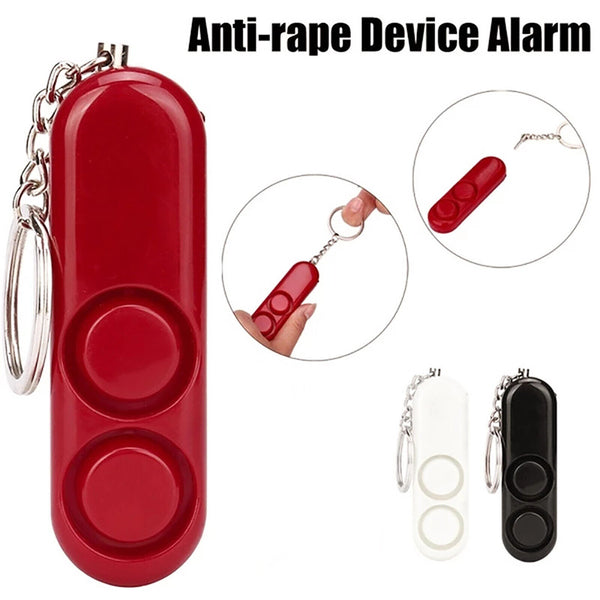 120db Personal Alarm Safety Keychain Panic Security Emergency Torch Keyring AU