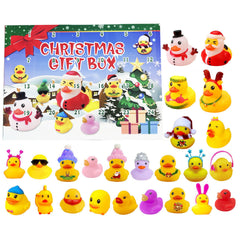 Rubber Duck Advent Calendar 2026 – 24 Squeaky Christmas Rubber Ducks for Kids