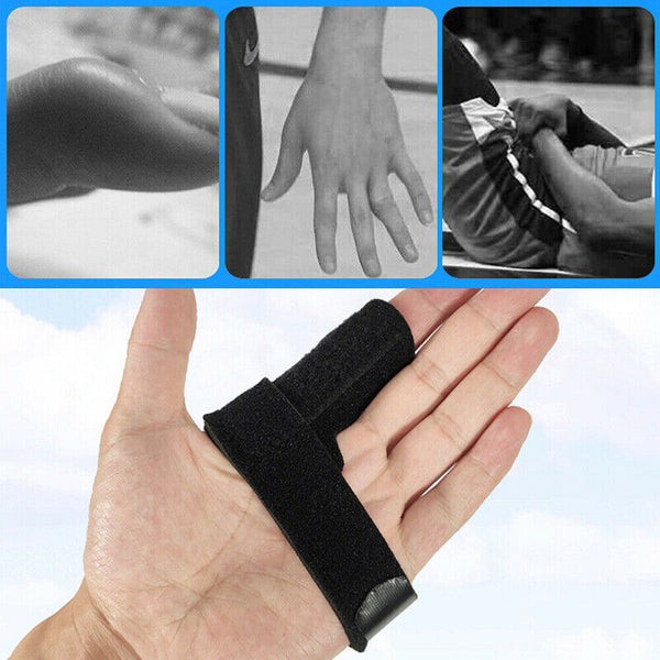 Adjustable Finger Splint Brace Trigger Finger Support Fracture Fix Pain ReliefAU