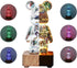 3D Light Bear Fireworks Lamp Table Night Light Flashing 8 Color Xmas Gift New
