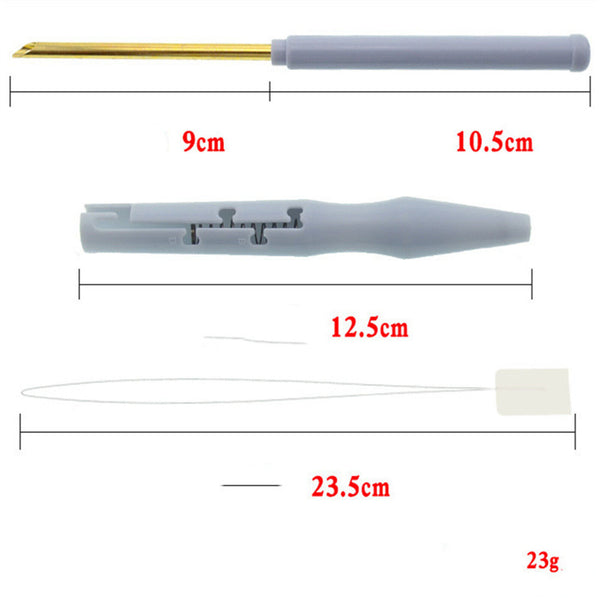 Adjustable Punch Needle Rug Yarn Needle Embroidery Pen Felting Threader Needles