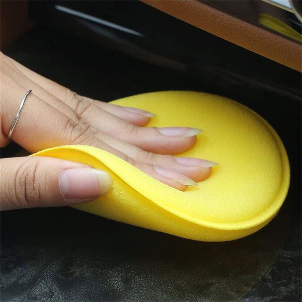 12PCS Waxing Polish Wax Foam Sponge Appliactor Pads Cars Vehicle Glass Clean AU