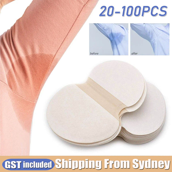 Underarm Armpit Sweat Pads Stickers Summer Shield Guard Absorbing White