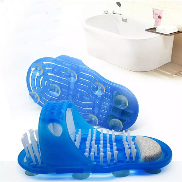 2PCS Foot Scrubber Shower Massager Brush Non Slip Foot Cleaner Exfoliator
