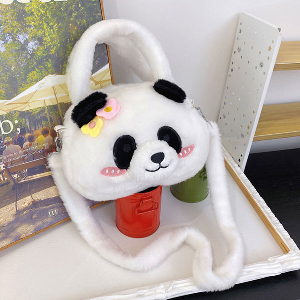 Cute Panda Plush Crossbody Bag | Kids Shoulder Purse for Girls & Travel Gifts