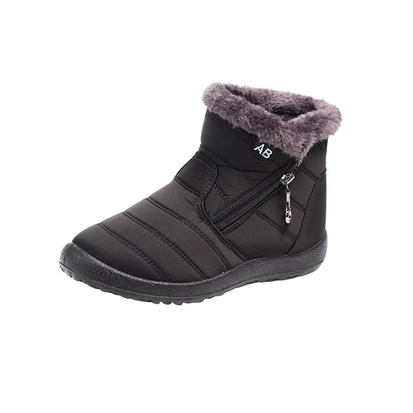 Winter Snow Boots Warm Fur Lined Ankle Boots Non Slip Casual Shoes for Men Women