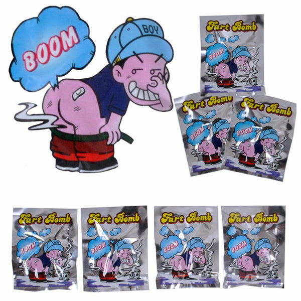 100pcs Fart Bomb Bombs Bag Smelly Novelty Stink Prank Gag Trick Joke Game Fun AU