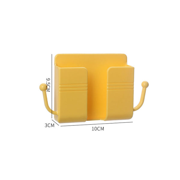 8PCS Wall Mounted Phone Remote Control Stationery Holder Storage Box Organizer