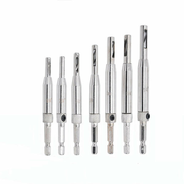 Doors Self Centering Hinge Hardware Tapper Core Drill Bit Set Hole Guides Drawer