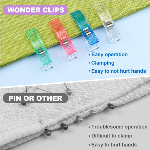 Wonder Clips Big Crafts Fabric Quilting Crochet Sewing Knitting Wonder Clips