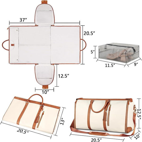 Large Capacity Foldable Travel Bag Waterproof Garment Duffle Bag