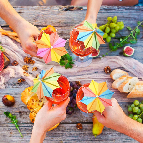 500PCS Cocktail Umbrella Picks Drink Decorations Paper Parasol Party Picks